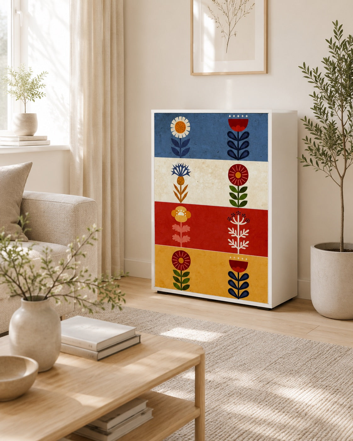 SCANDIC FLOWERET Chest of drawers