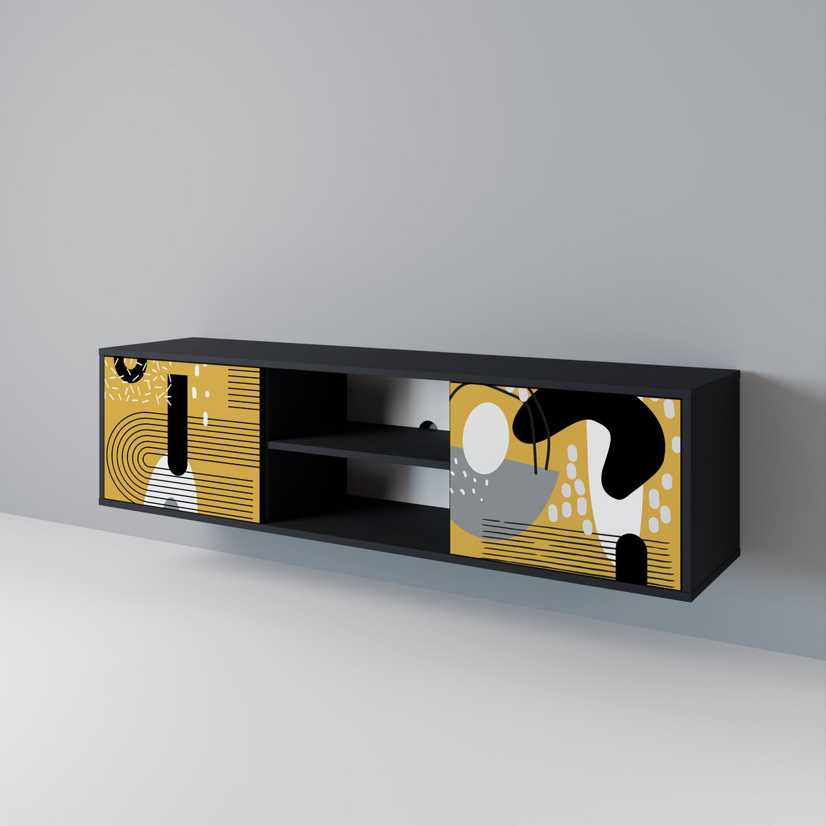 SHAPESHIFT SYMPHONY Dvoudveřový TV stolek