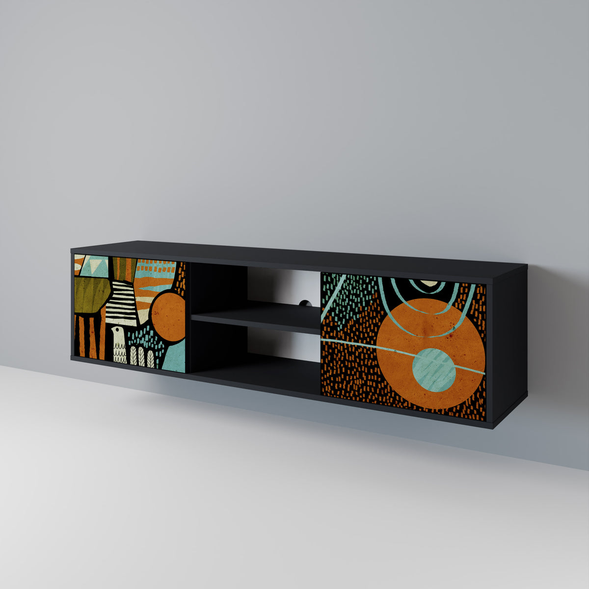 GEODE GLIMMER Dvoudveřový TV stolek