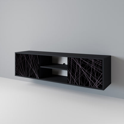 SHIMMER SPIDERGRAM Dvoudveřový TV stolek