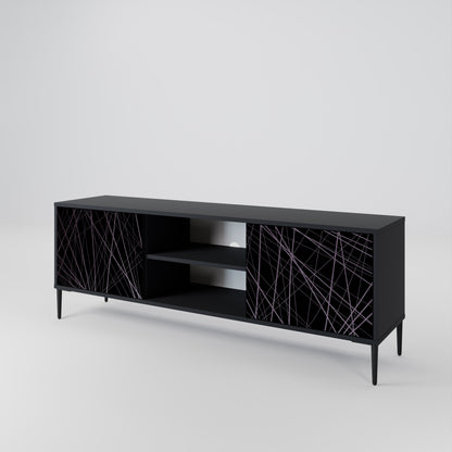 SHIMMER SPIDERGRAM Dvoudveřový TV stolek
