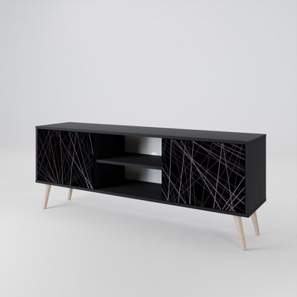 SHIMMER SPIDERGRAM Dvoudveřový TV stolek