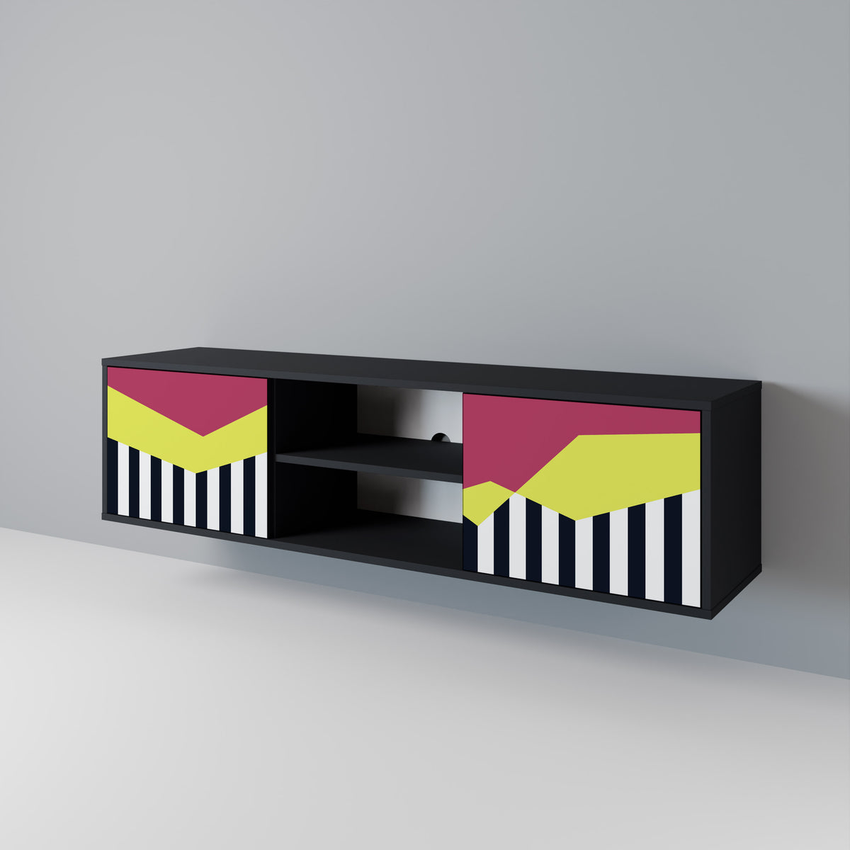 PIANO FANTASY Dvoudveřový TV stolek