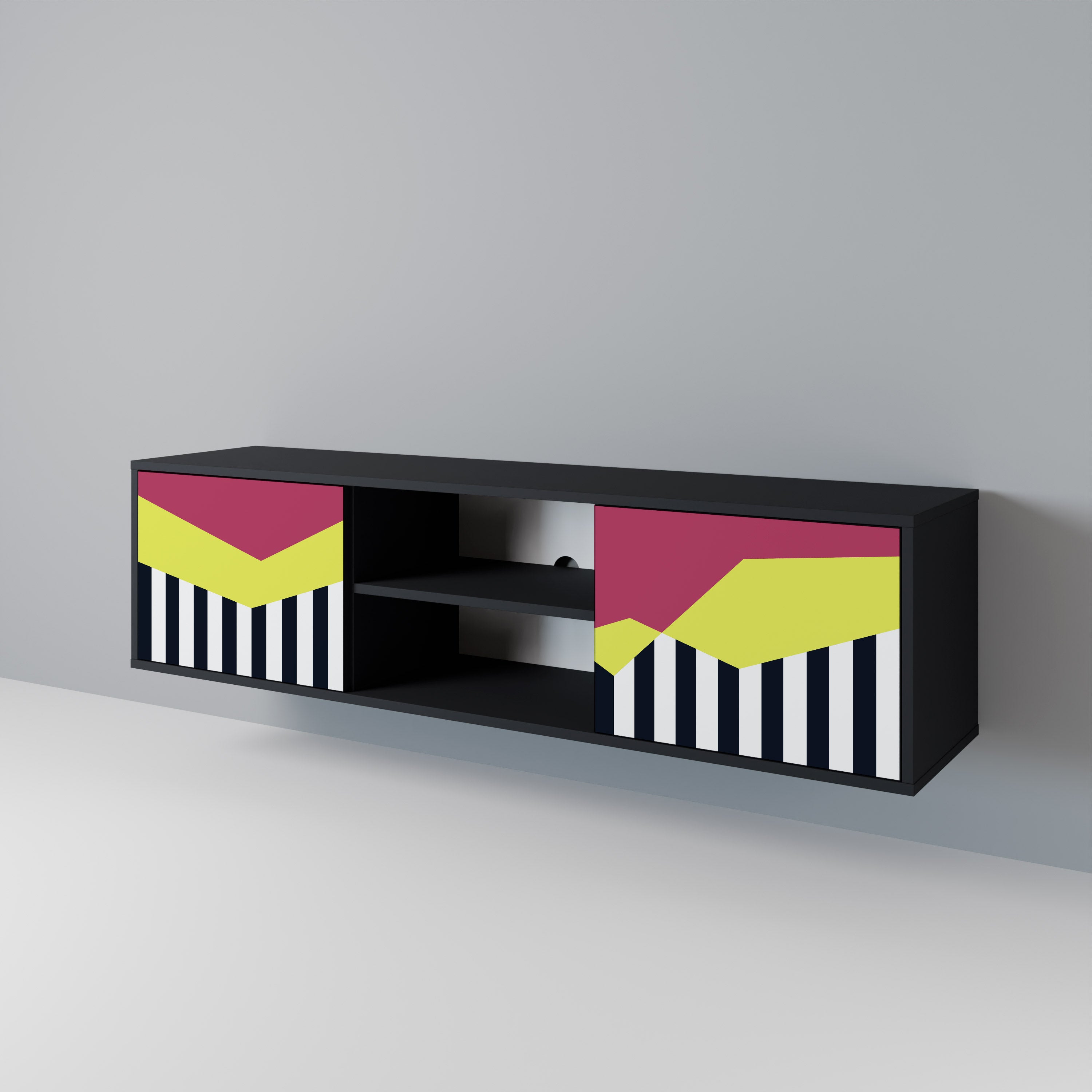 PIANO FANTASY Dvoudveřový TV stolek