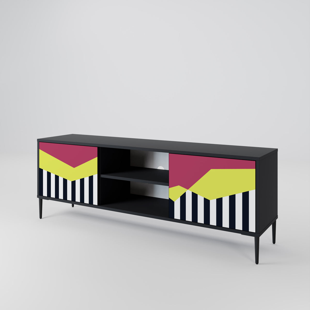 PIANO FANTASY Dvoudveřový TV stolek