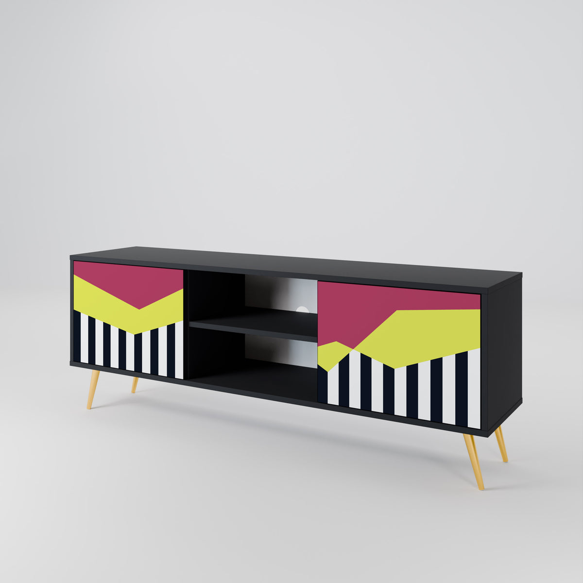 PIANO FANTASY Dvoudveřový TV stolek