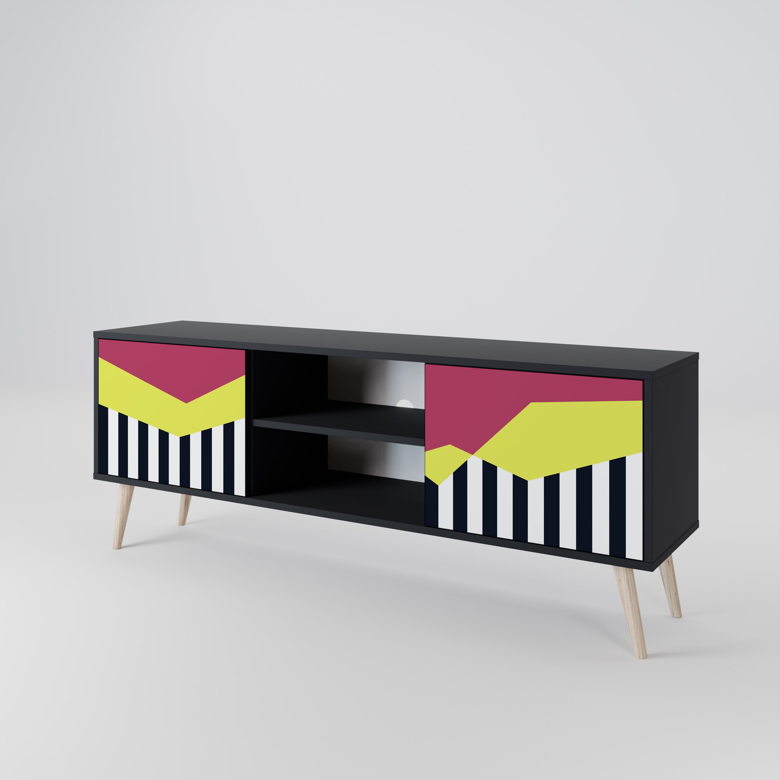 PIANO FANTASY Dvoudveřový TV stolek