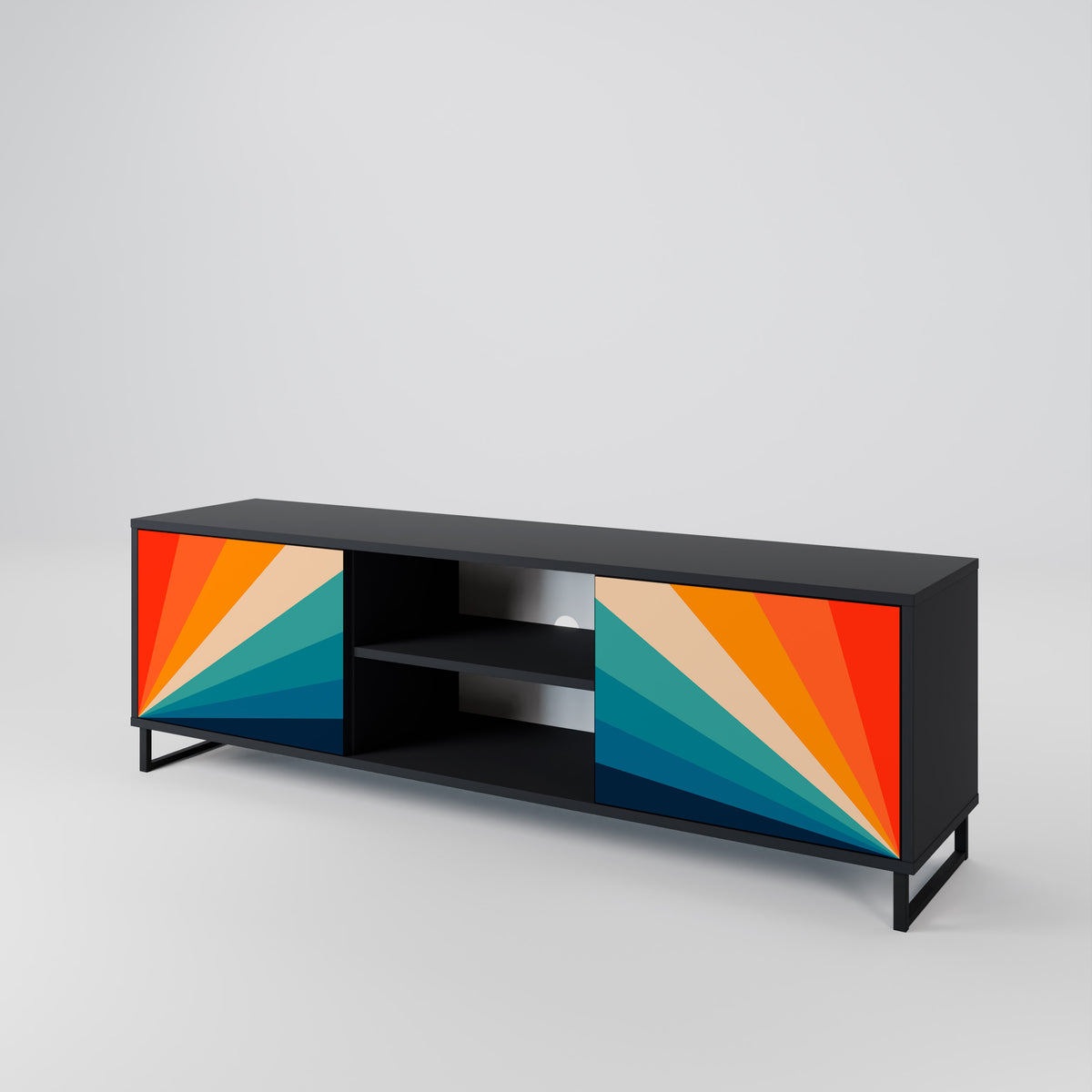 PRISM CONCUSSION Dvoudveřový TV stolek