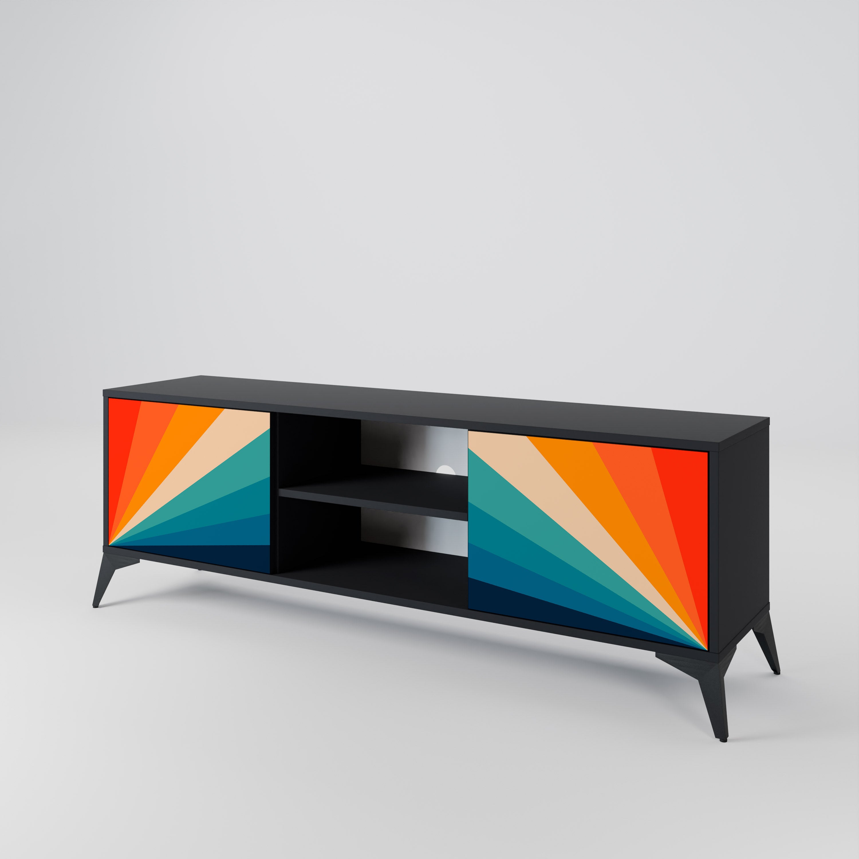 PRISM CONCUSSION Dvoudveřový TV stolek