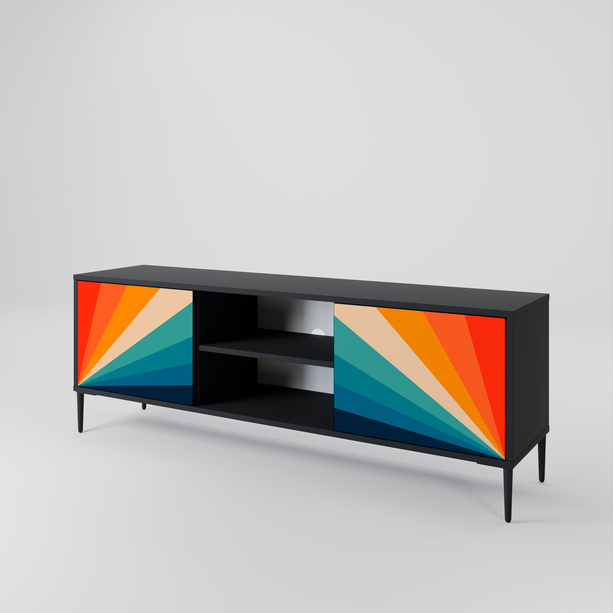 PRISM CONCUSSION Dvoudveřový TV stolek