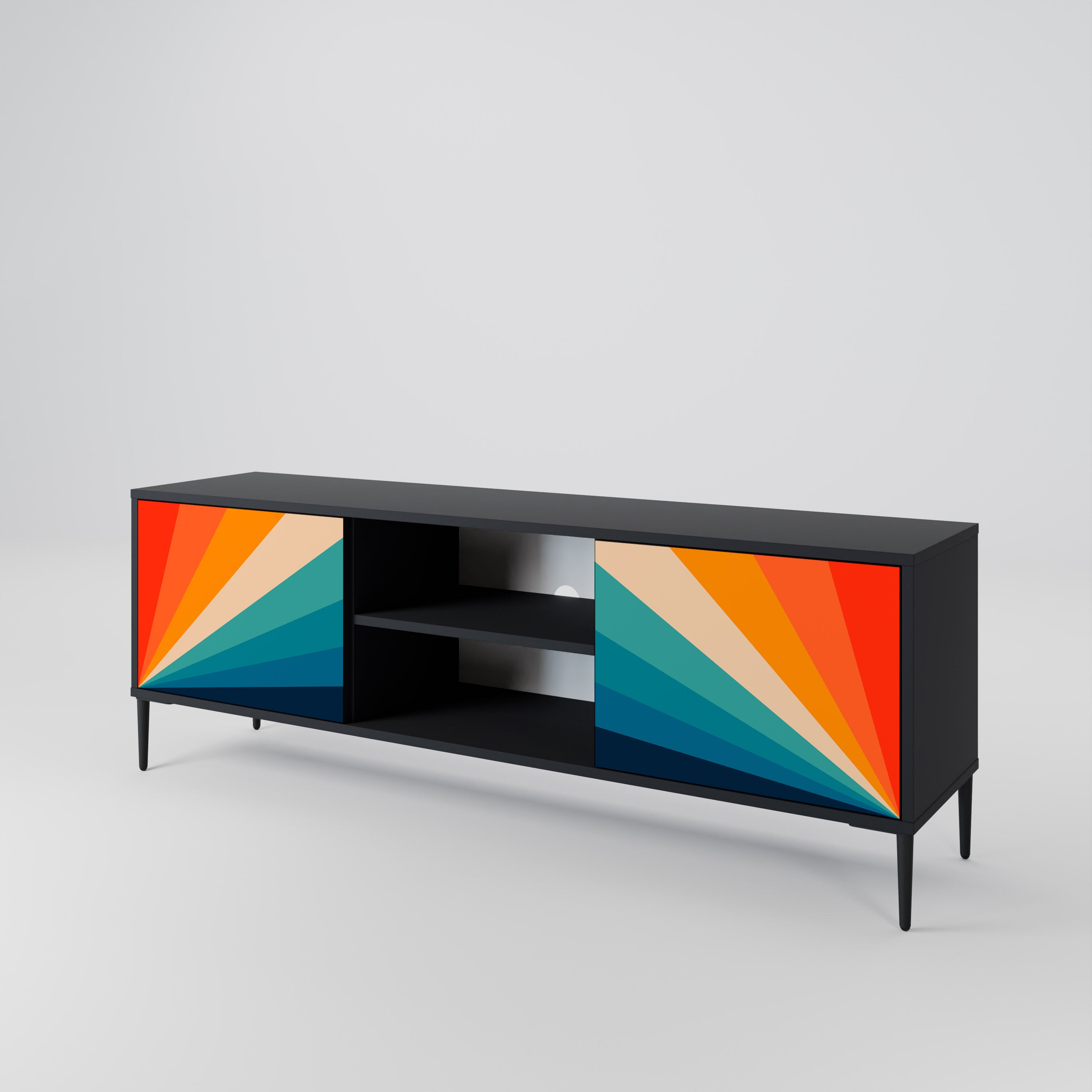 PRISM CONCUSSION Dvoudveřový TV stolek