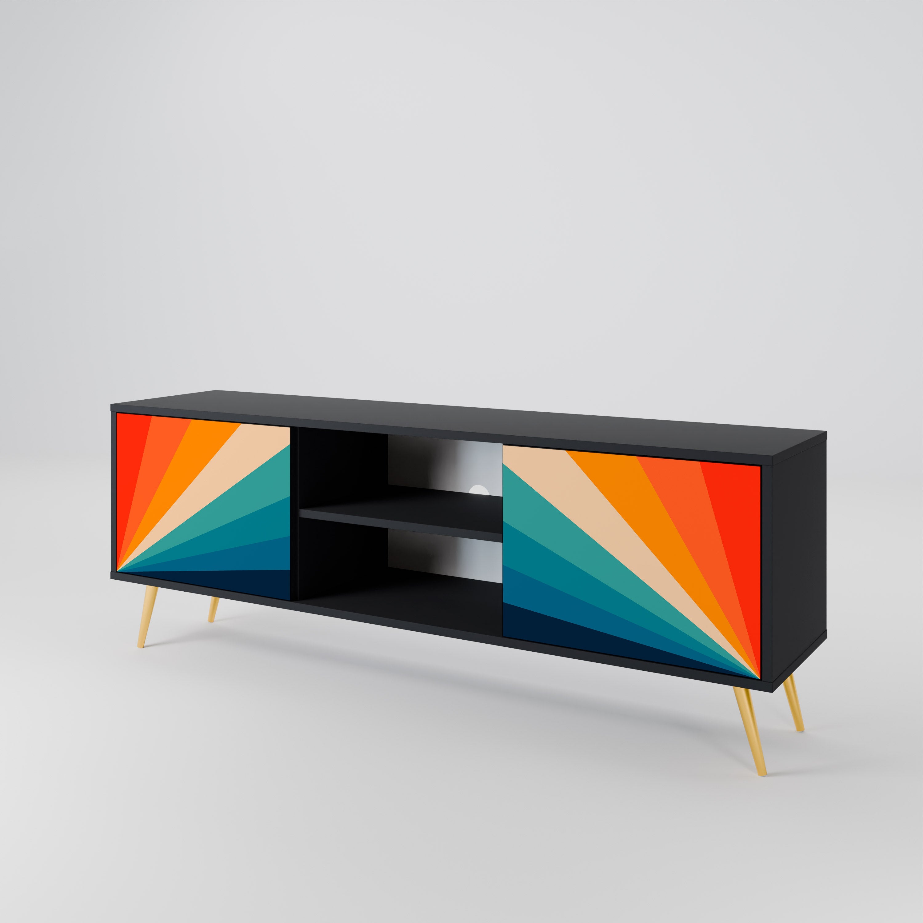 PRISM CONCUSSION Dvoudveřový TV stolek