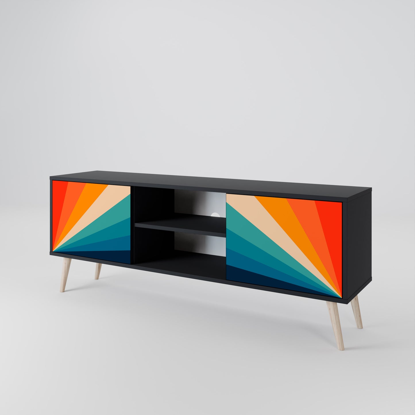 PRISM CONCUSSION Dvoudveřový TV stolek