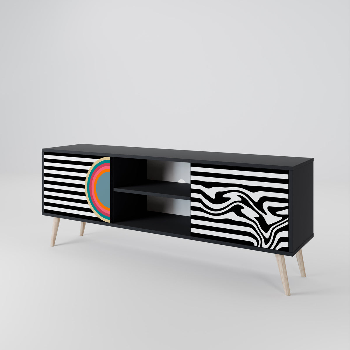 SPECTRA SHOWCASE Dvoudveřový TV stolek