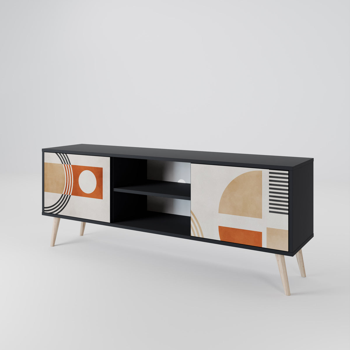 SPACE AROUND Dvoudveřový TV stolek