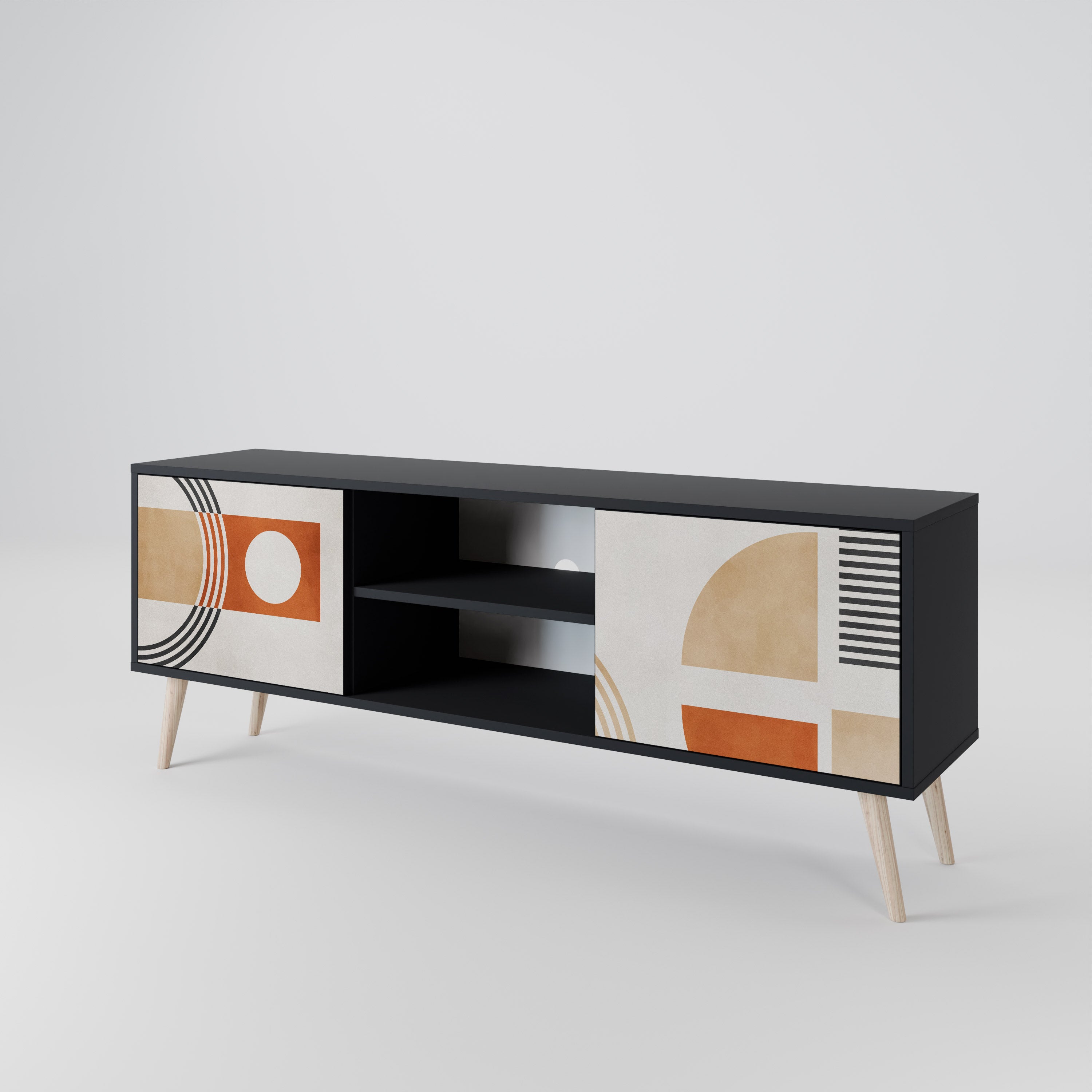 SPACE AROUND Dvoudveřový TV stolek