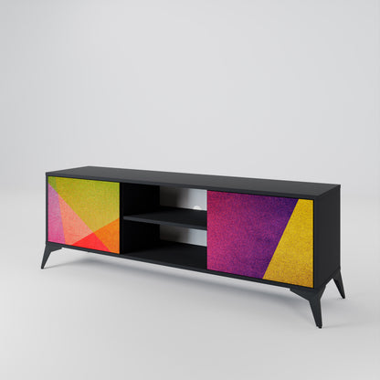 VIVID GEOMETRY Dvoudveřový TV stolek