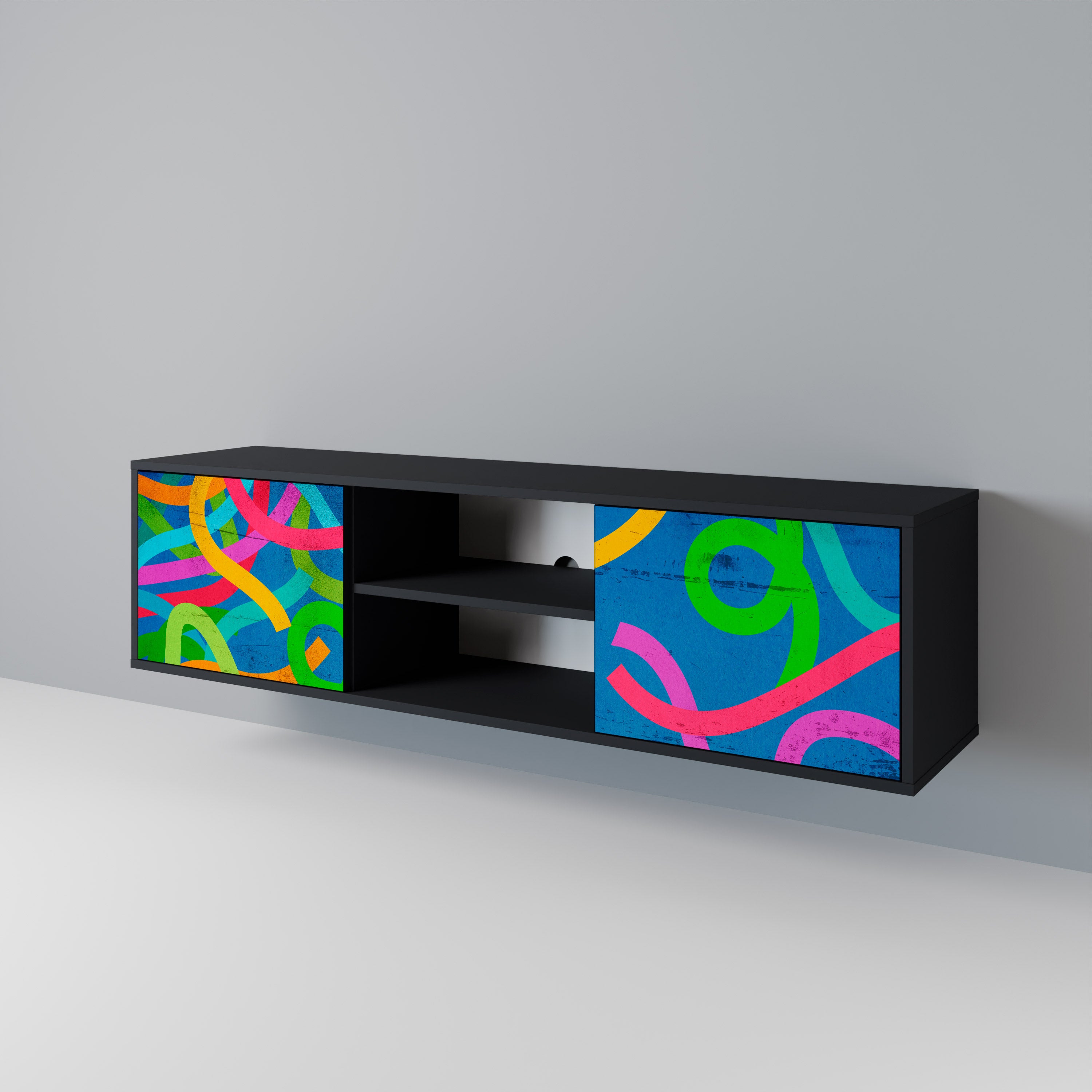 STREAMER TANGLE Dvoudveřový TV stolek