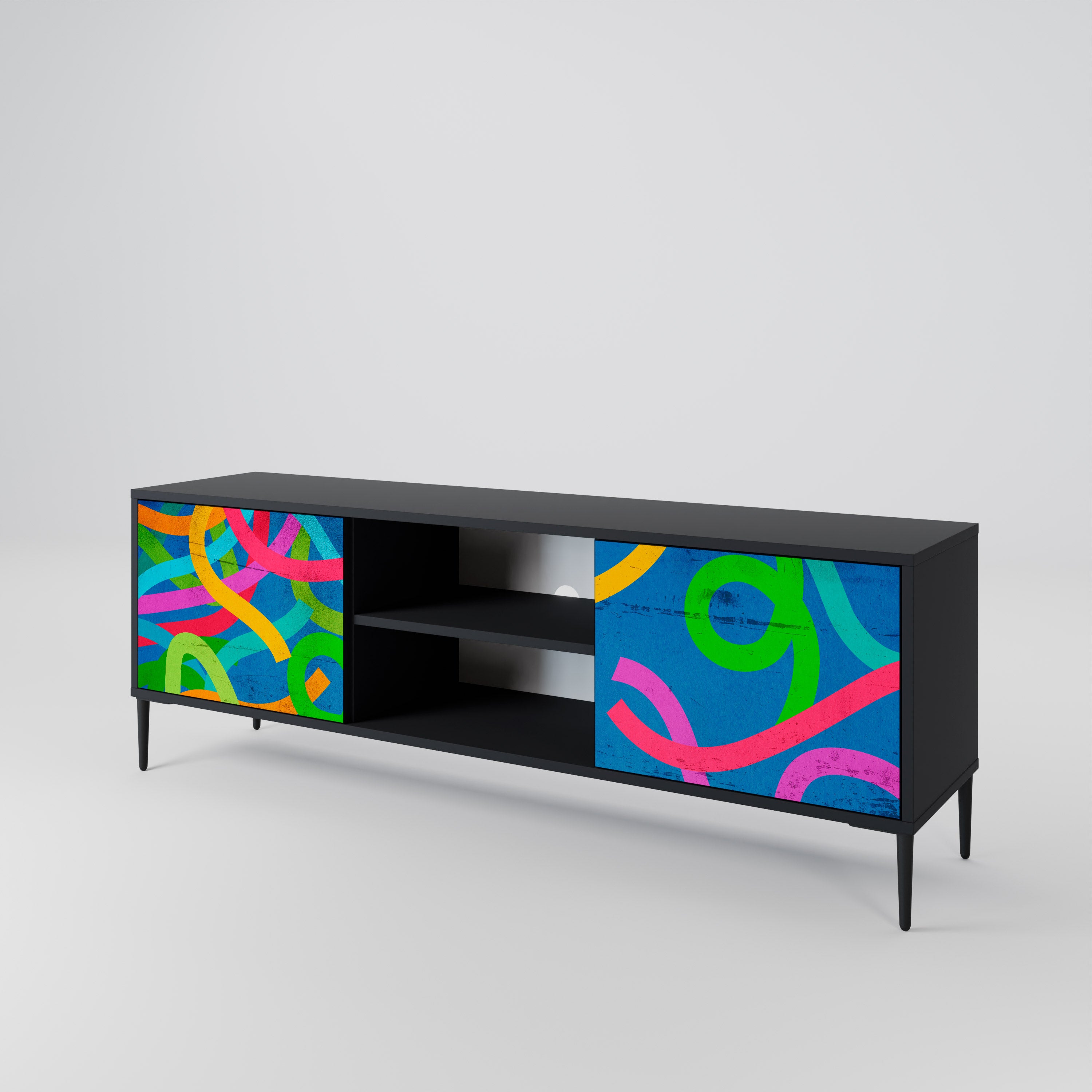 STREAMER TANGLE Dvoudveřový TV stolek