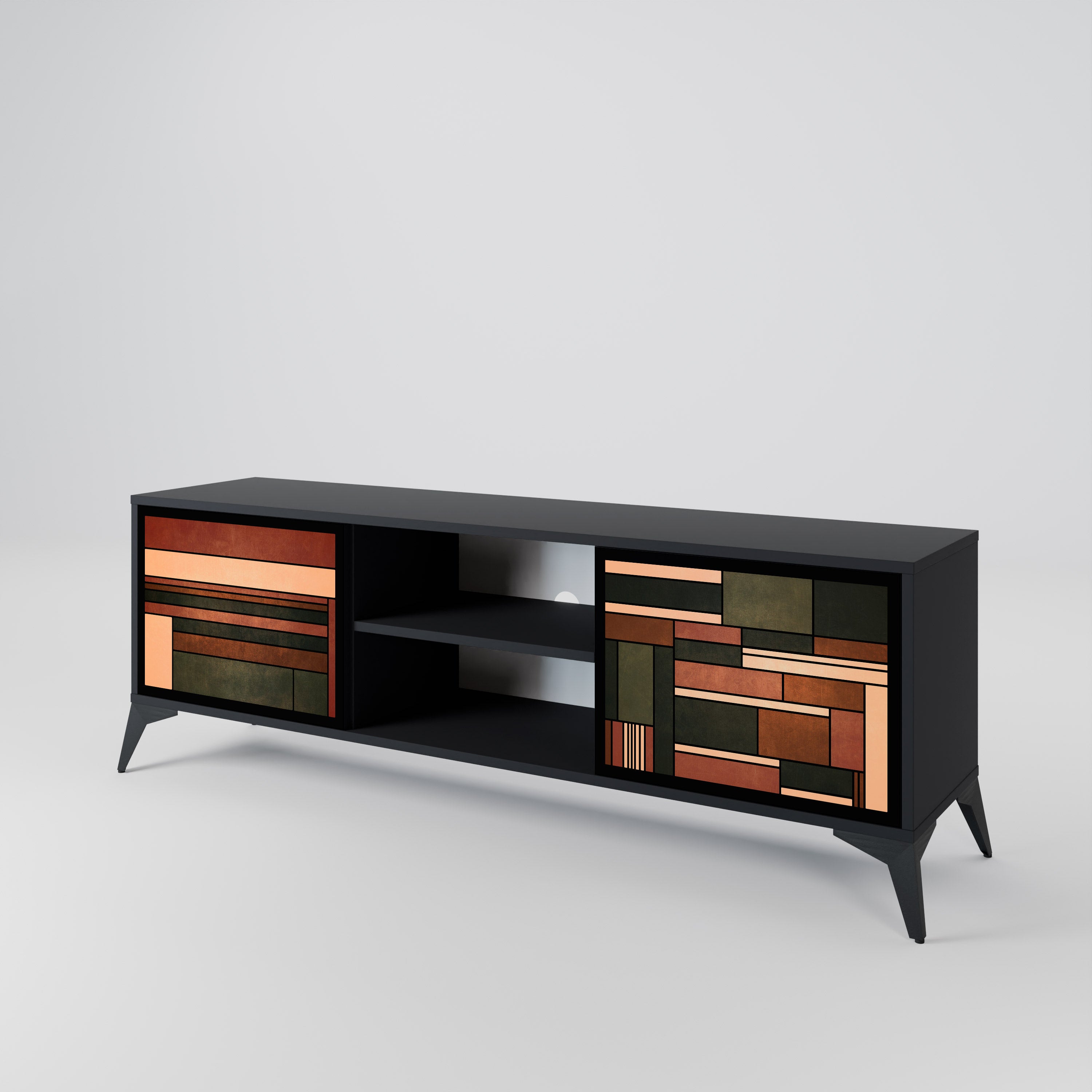 FIGURES OF NATURE Dvoudveřový TV stolek