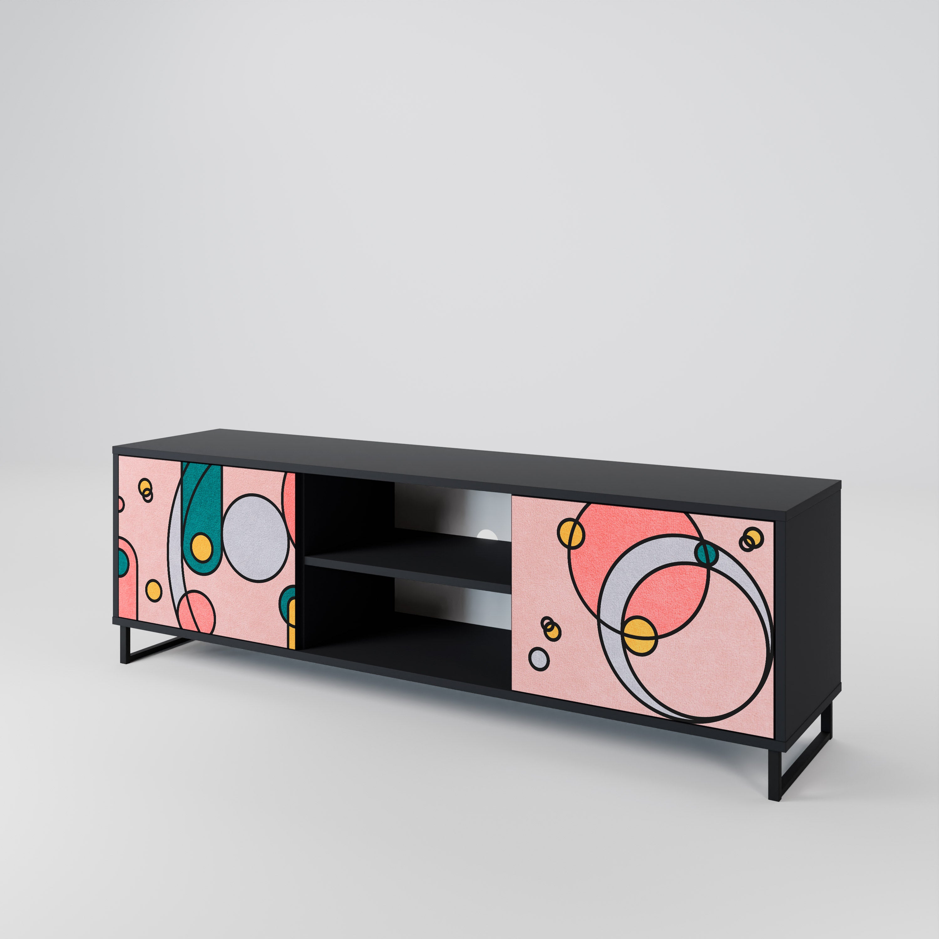 GOSSAMER ECHOES Dvoudveřový TV stolek