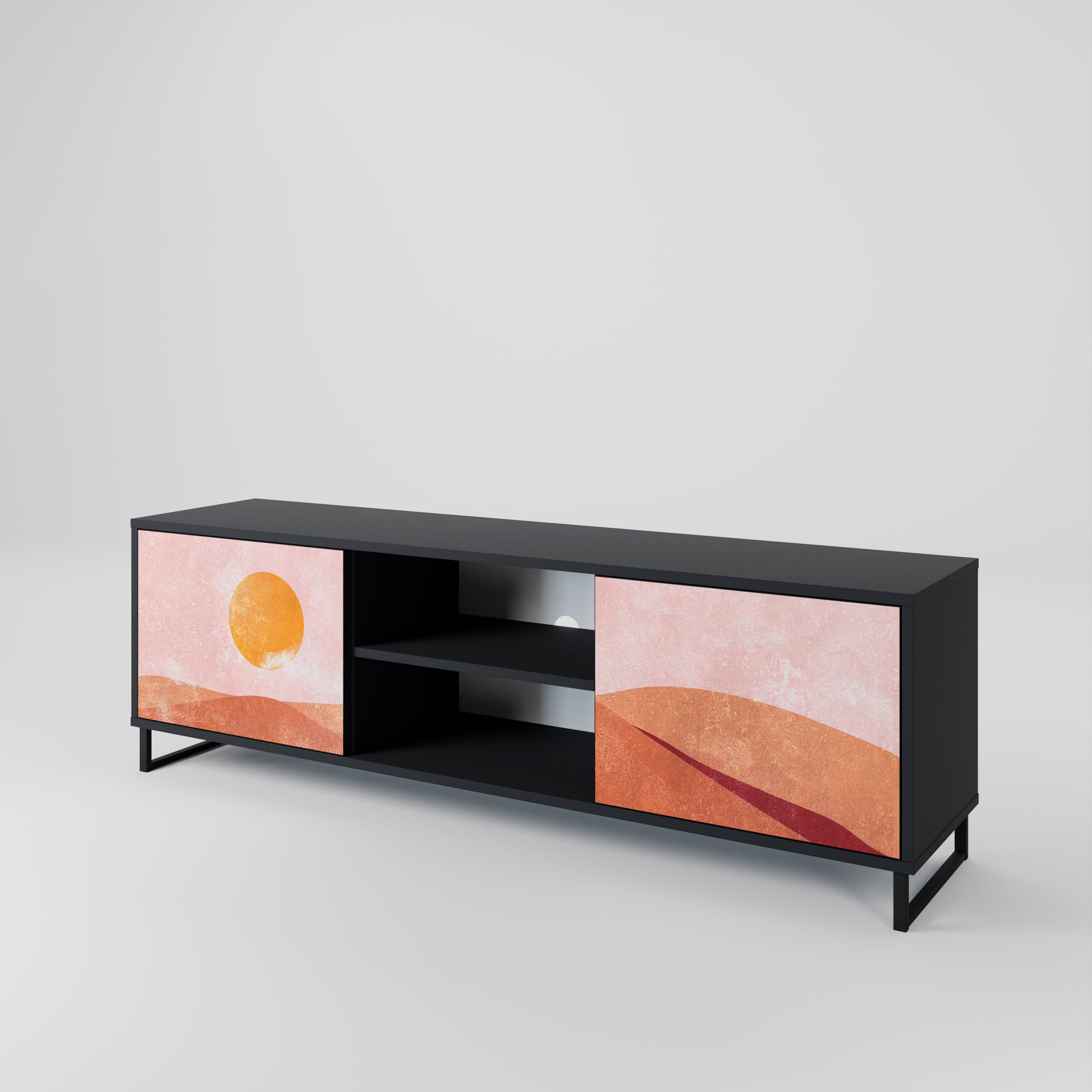 LUMINOUS SUNLIGHT Dvoudveřový TV stolek