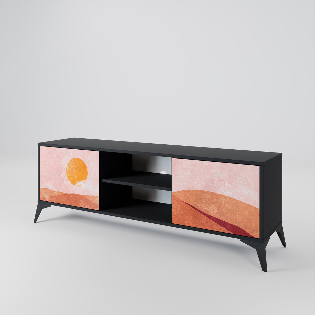 LUMINOUS SUNLIGHT Dvoudveřový TV stolek