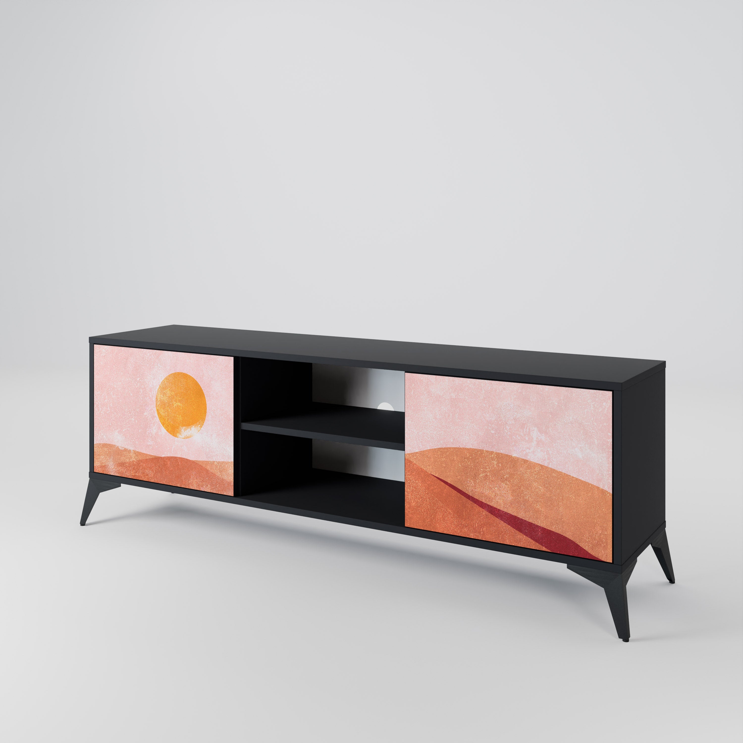 LUMINOUS SUNLIGHT Dvoudveřový TV stolek