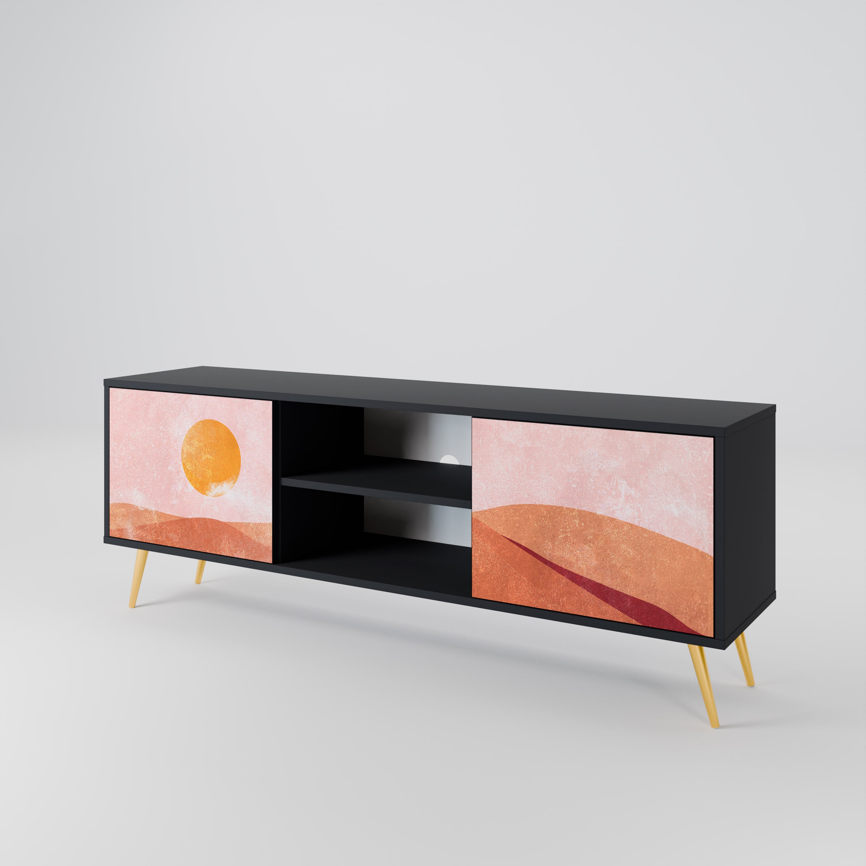 LUMINOUS SUNLIGHT Dvoudveřový TV stolek