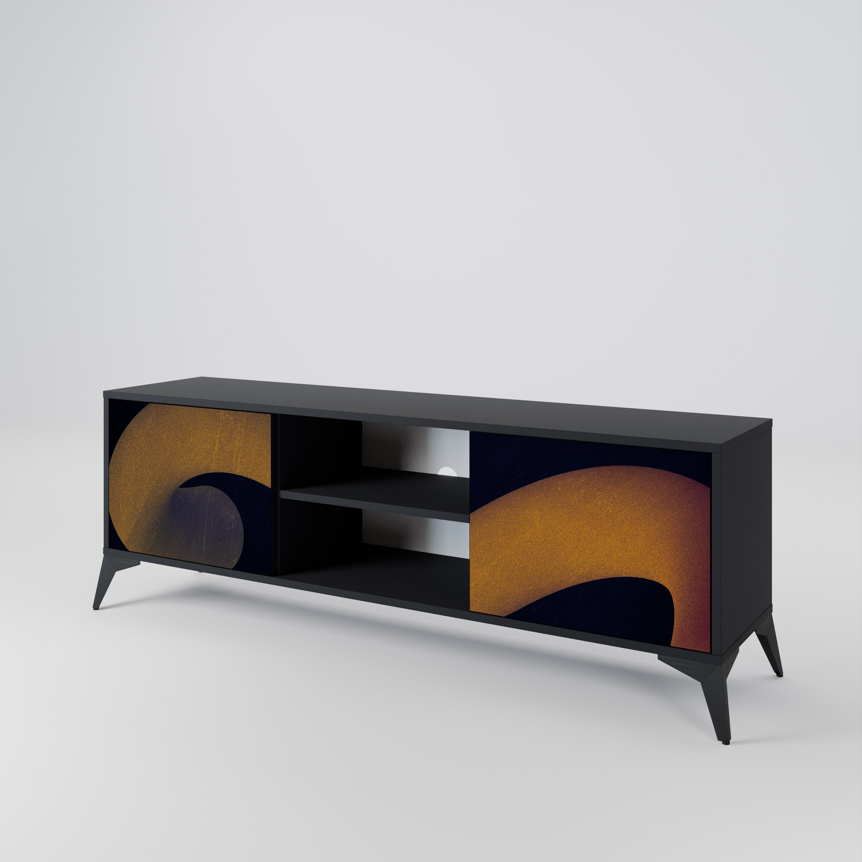 HOLLOW TIME 2-Door TV Cabinet