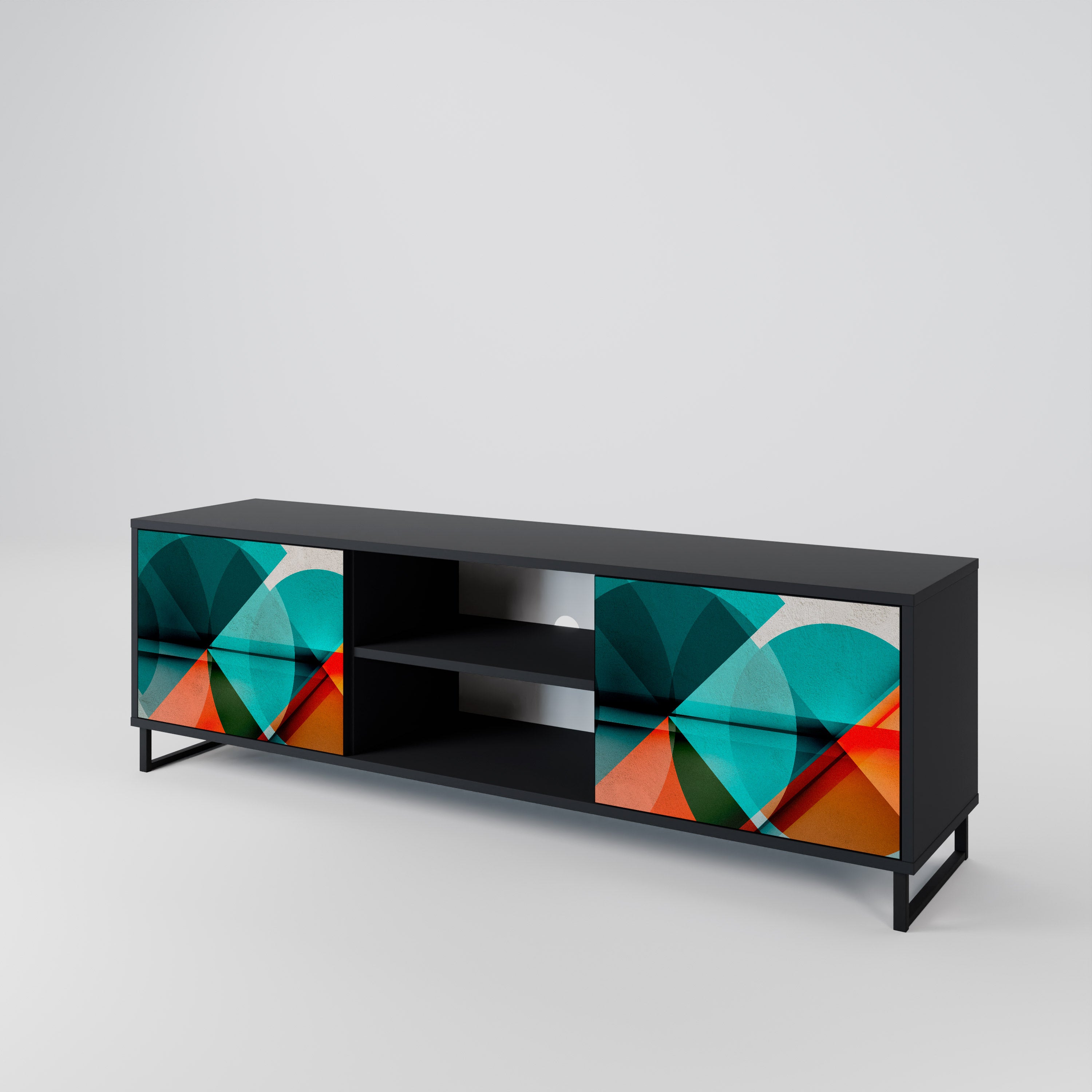 CIRCULAR RHAPSODY 2-Door TV Cabinet