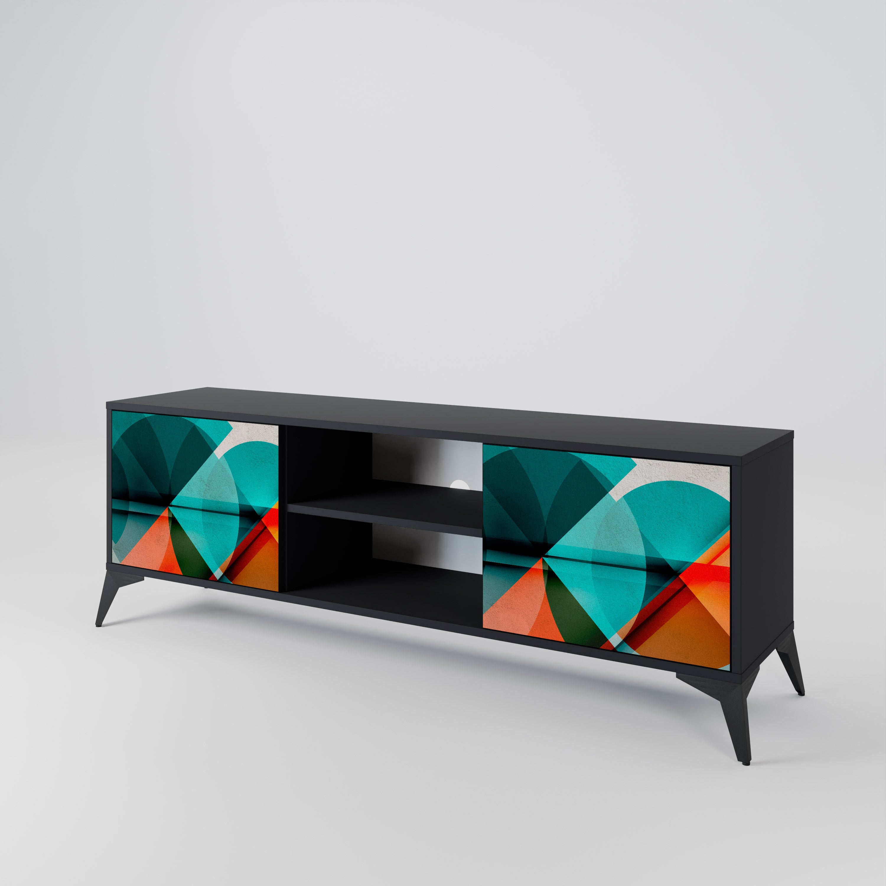 CIRCULAR RHAPSODY 2-Door TV Cabinet