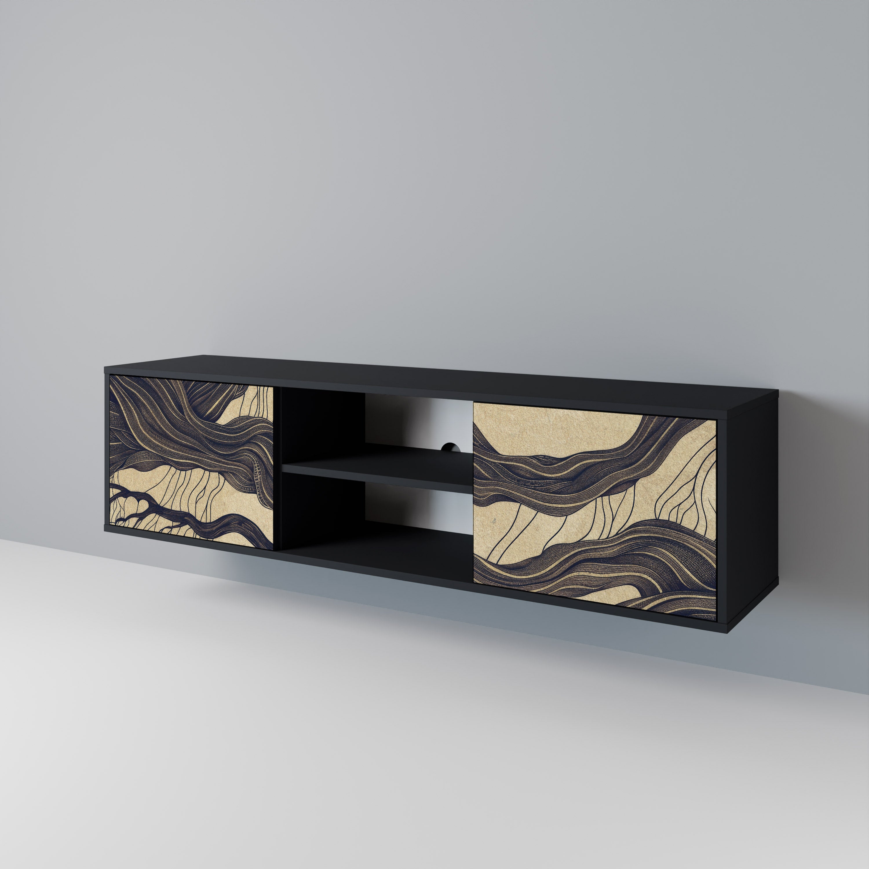 UNIFIED FRAGMENTS 2-Door TV Cabinet