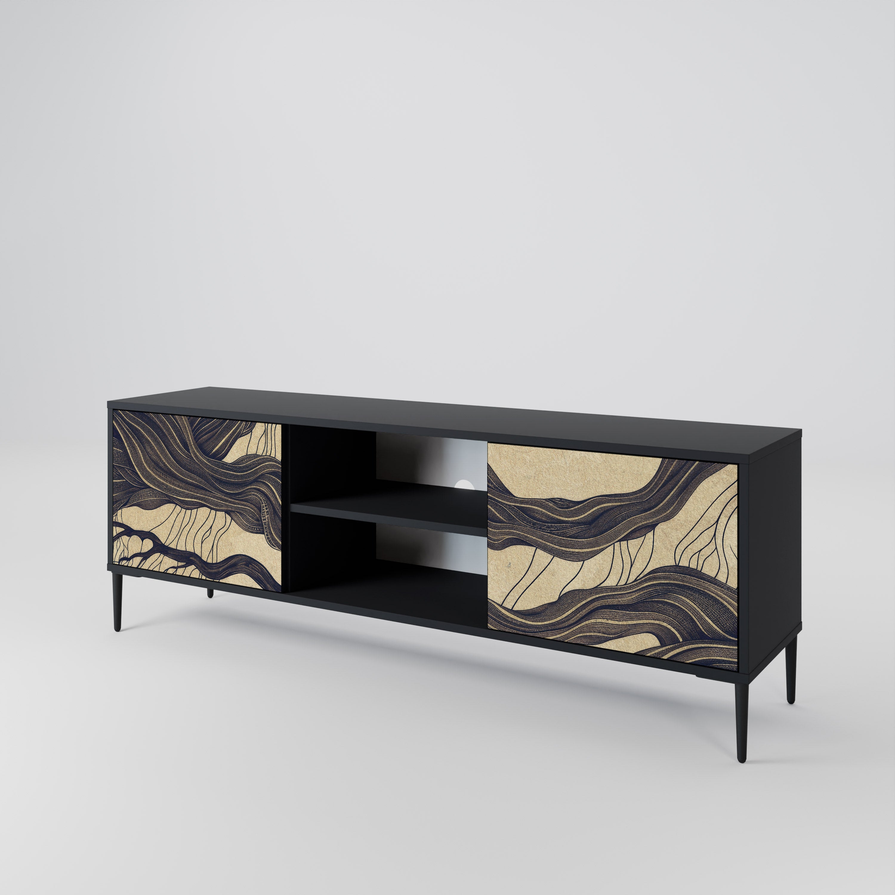 UNIFIED FRAGMENTS 2-Door TV Cabinet