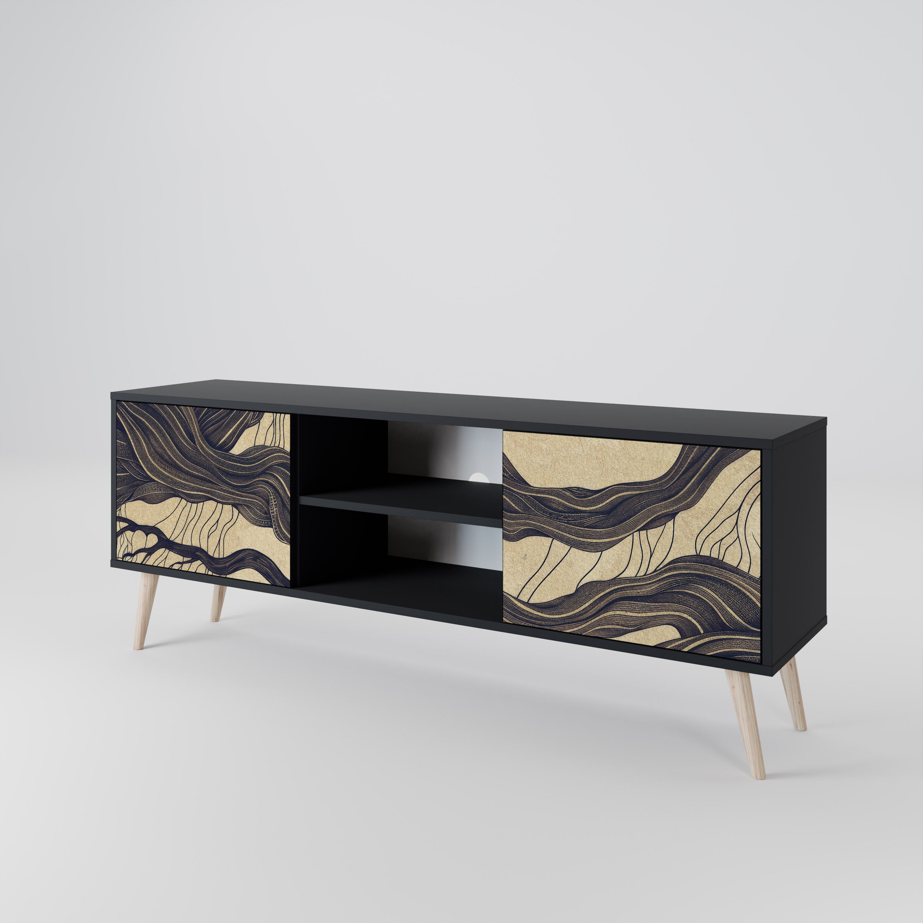 UNIFIED FRAGMENTS 2-Door TV Cabinet