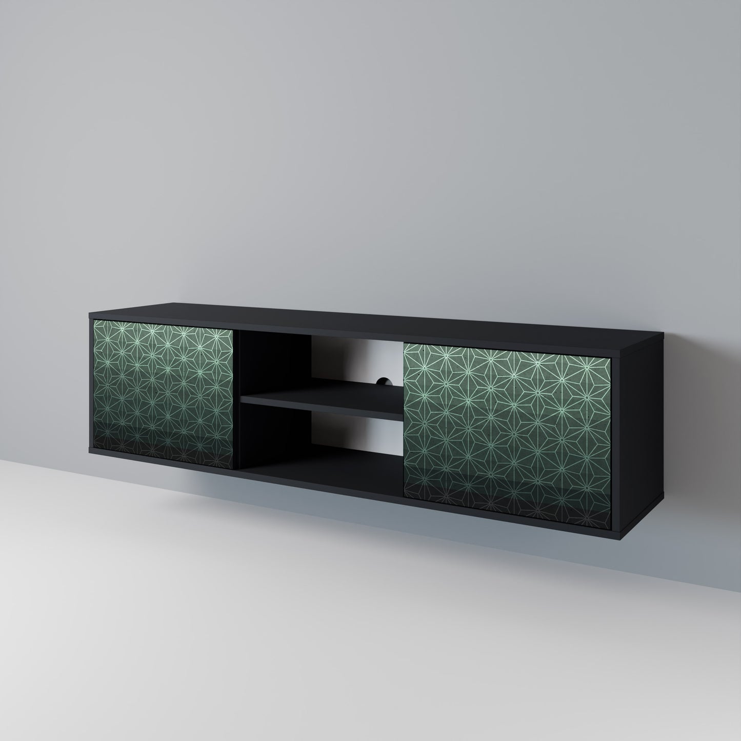 ORNAMENTAL GLIMMER Dvoudveřový TV stolek