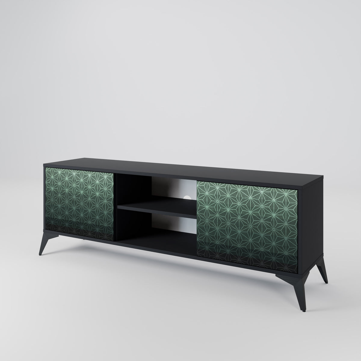 ORNAMENTAL GLIMMER Dvoudveřový TV stolek