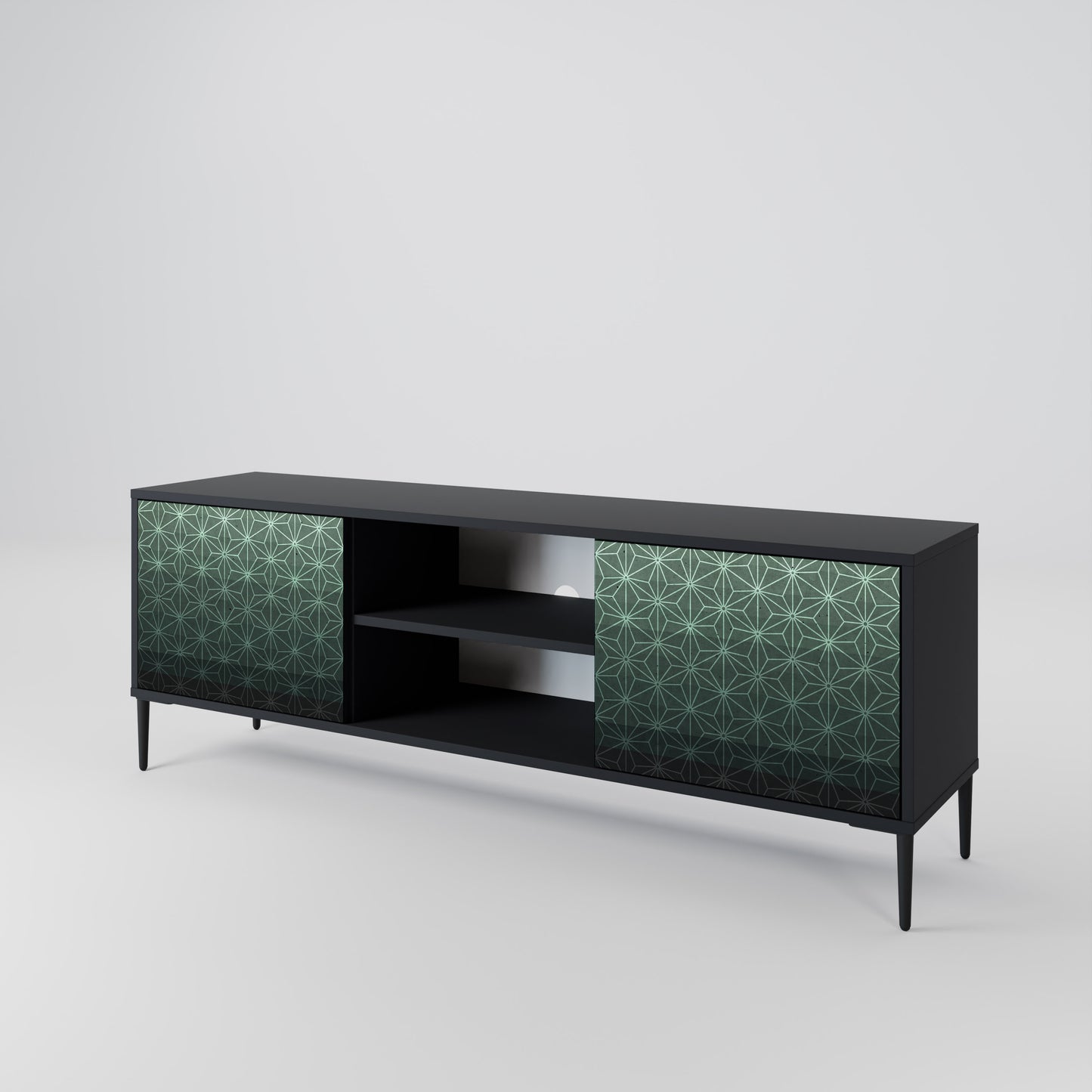 ORNAMENTAL GLIMMER Dvoudveřový TV stolek