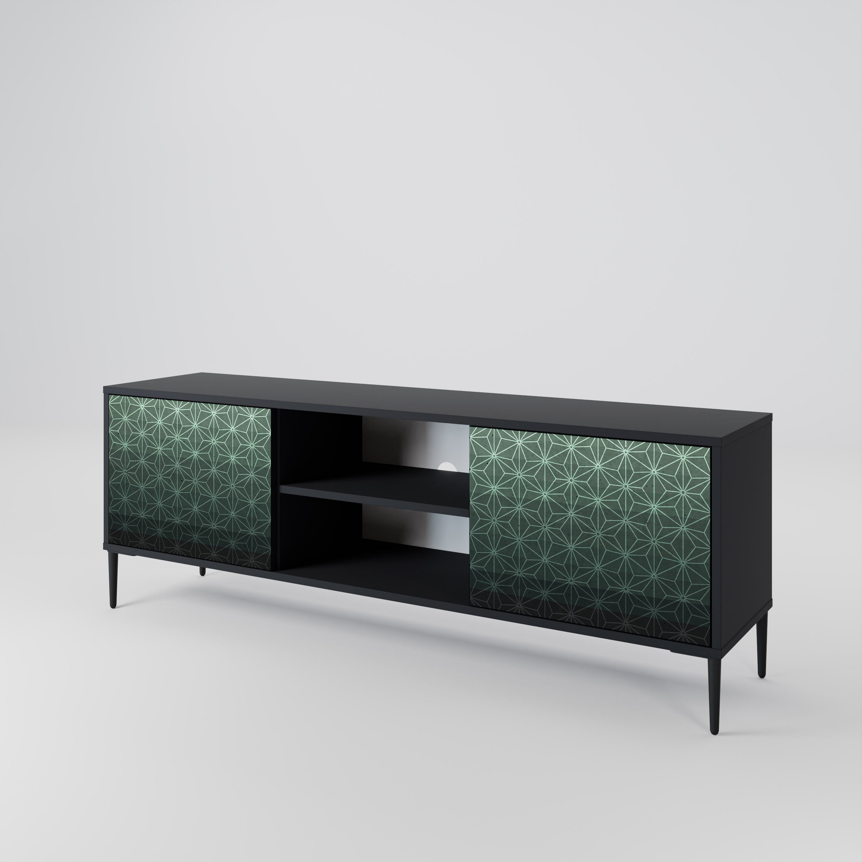 ORNAMENTAL GLIMMER 2-Door TV Cabinet