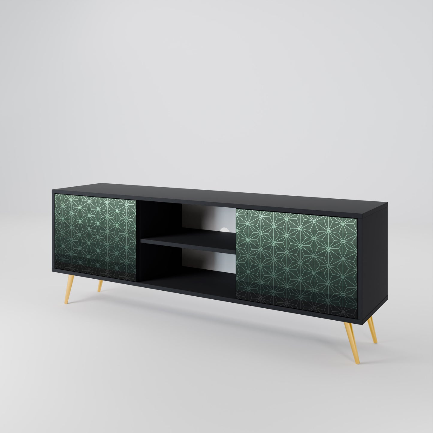ORNAMENTAL GLIMMER Dvoudveřový TV stolek