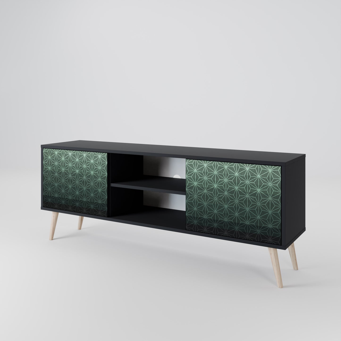 ORNAMENTAL GLIMMER Dvoudveřový TV stolek