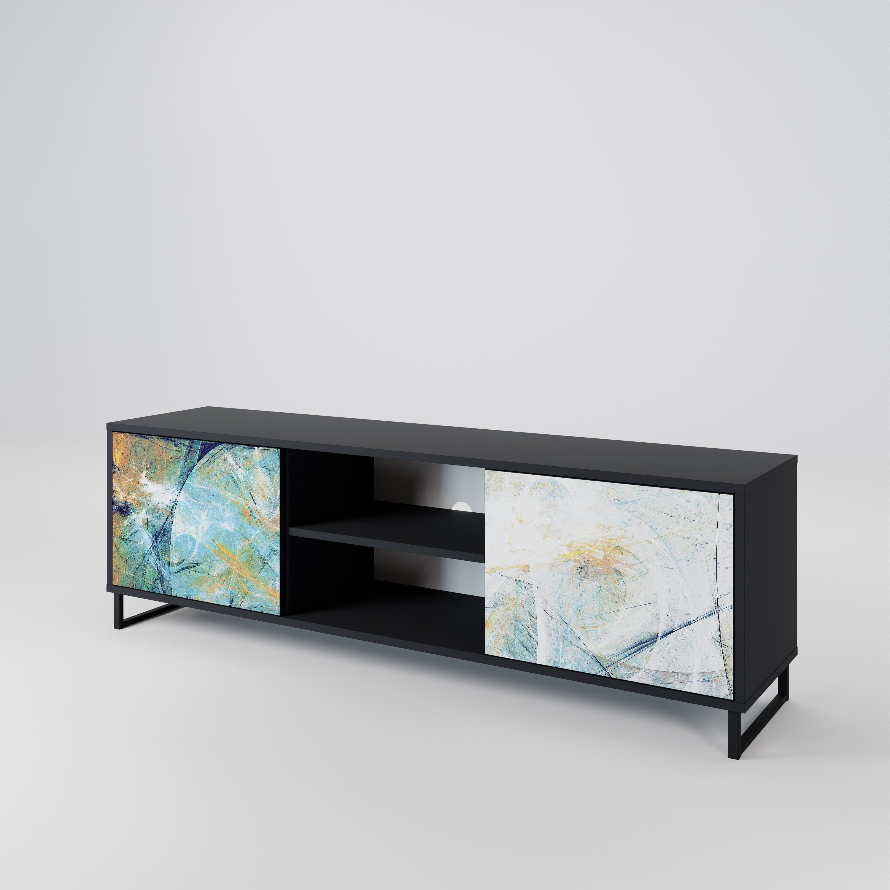 ABSTRACT THOUGHTS 2-Door TV Cabinet