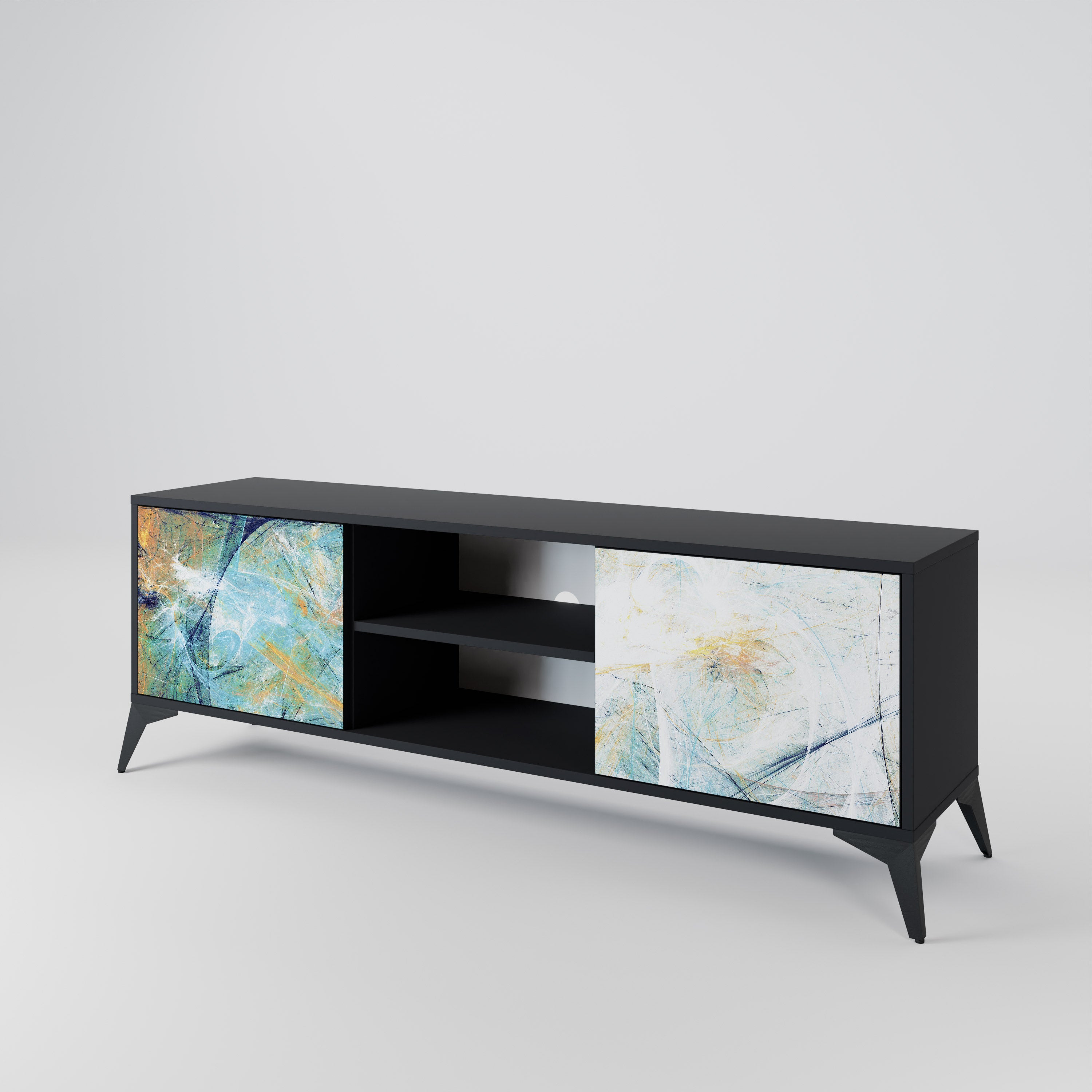 ABSTRACT THOUGHTS 2-Door TV Cabinet