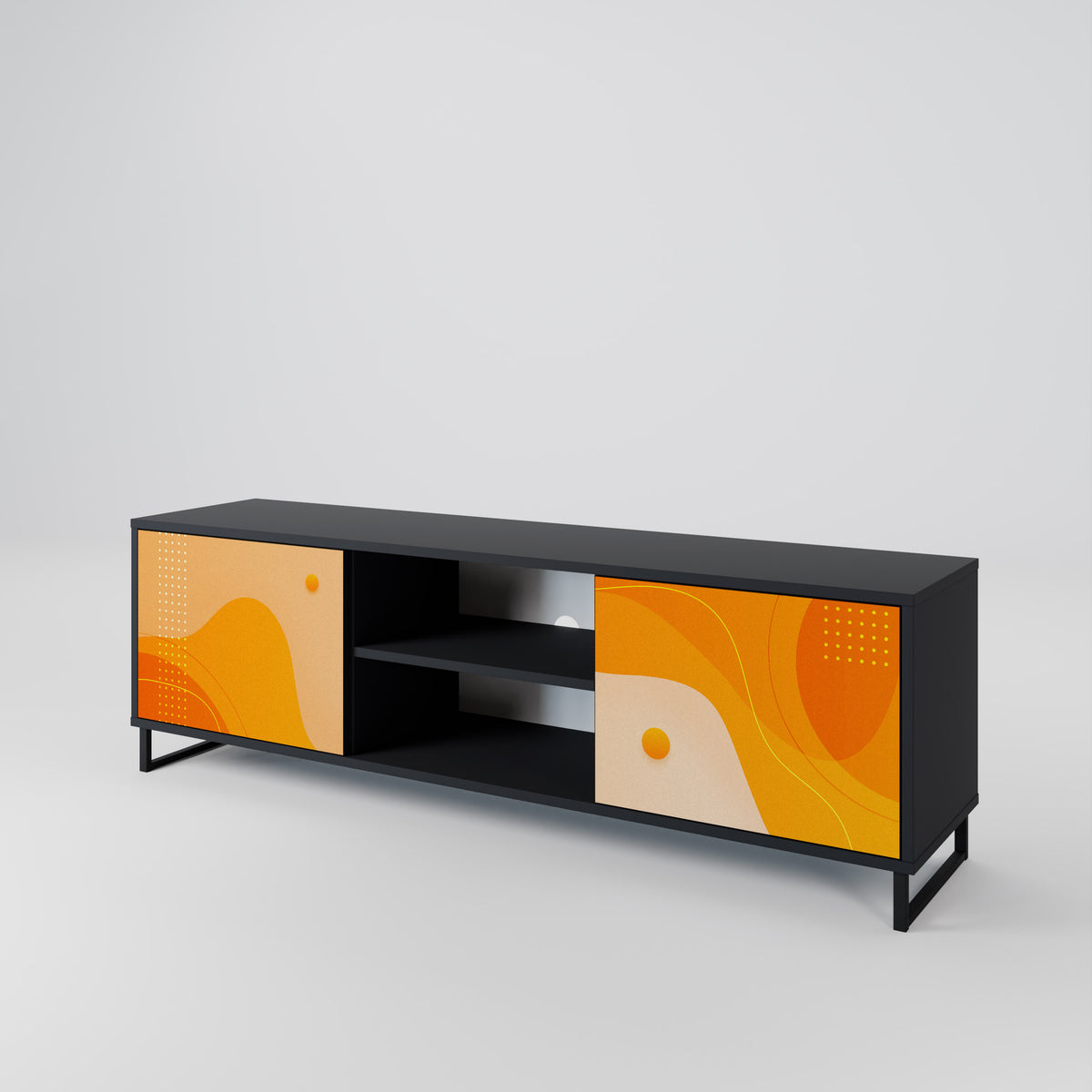 ORANGE ARRANGEMENT Dvoudveřový TV stolek