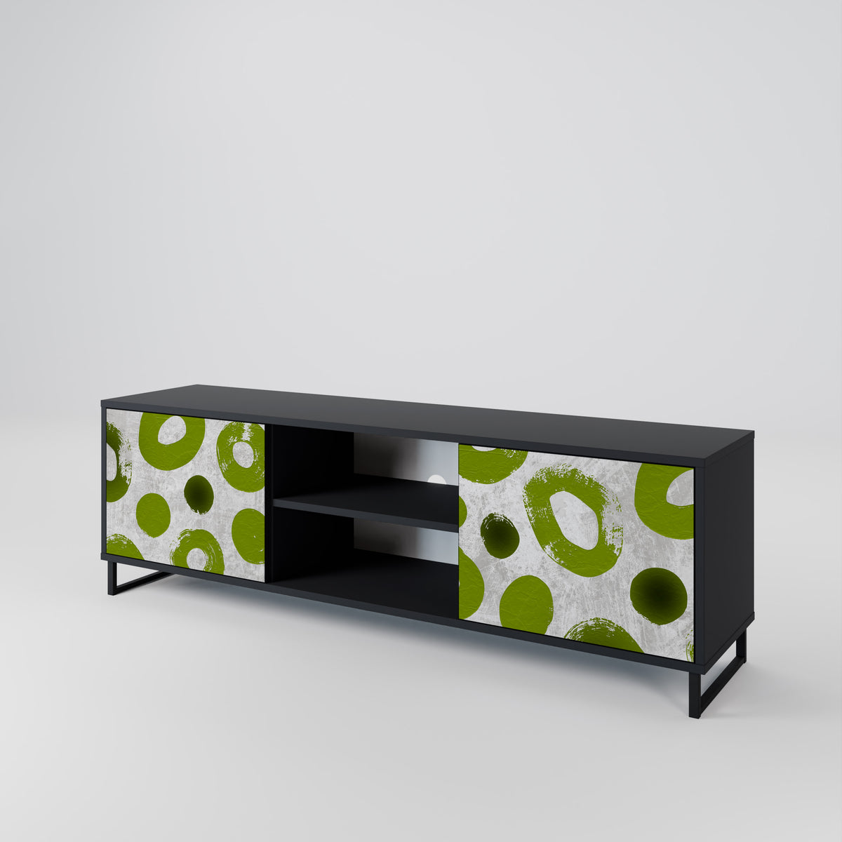 GREEN RHAPSODY Dvoudveřový TV stolek