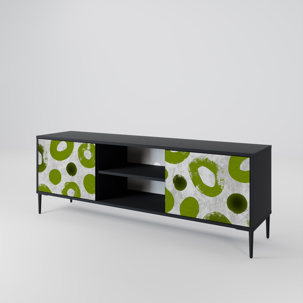 GREEN RHAPSODY Dvoudveřový TV stolek