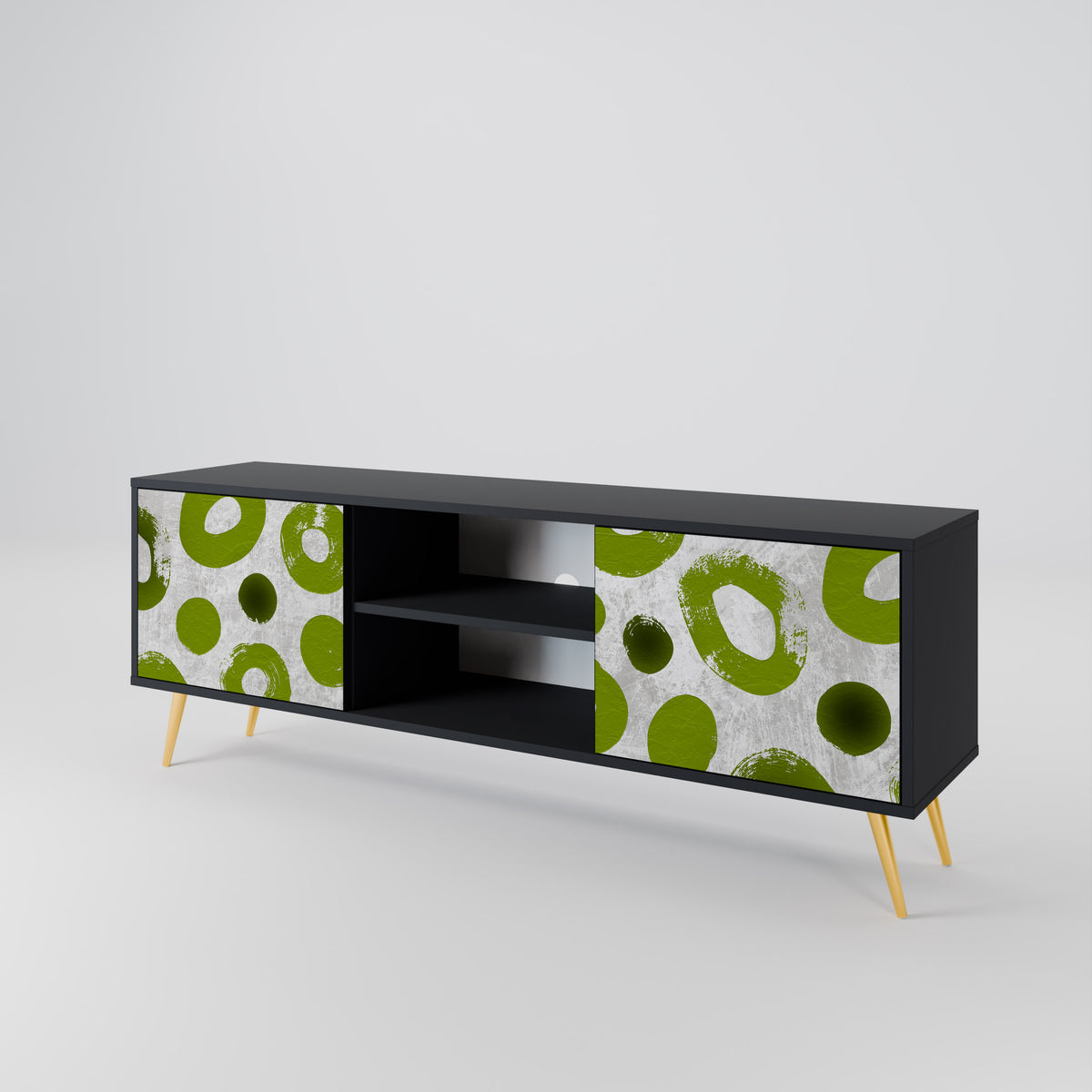 GREEN RHAPSODY Dvoudveřový TV stolek