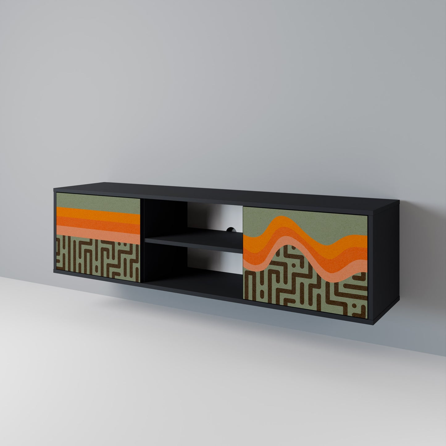 SIMPLE SOLUTIONS Dvoudveřový TV stolek