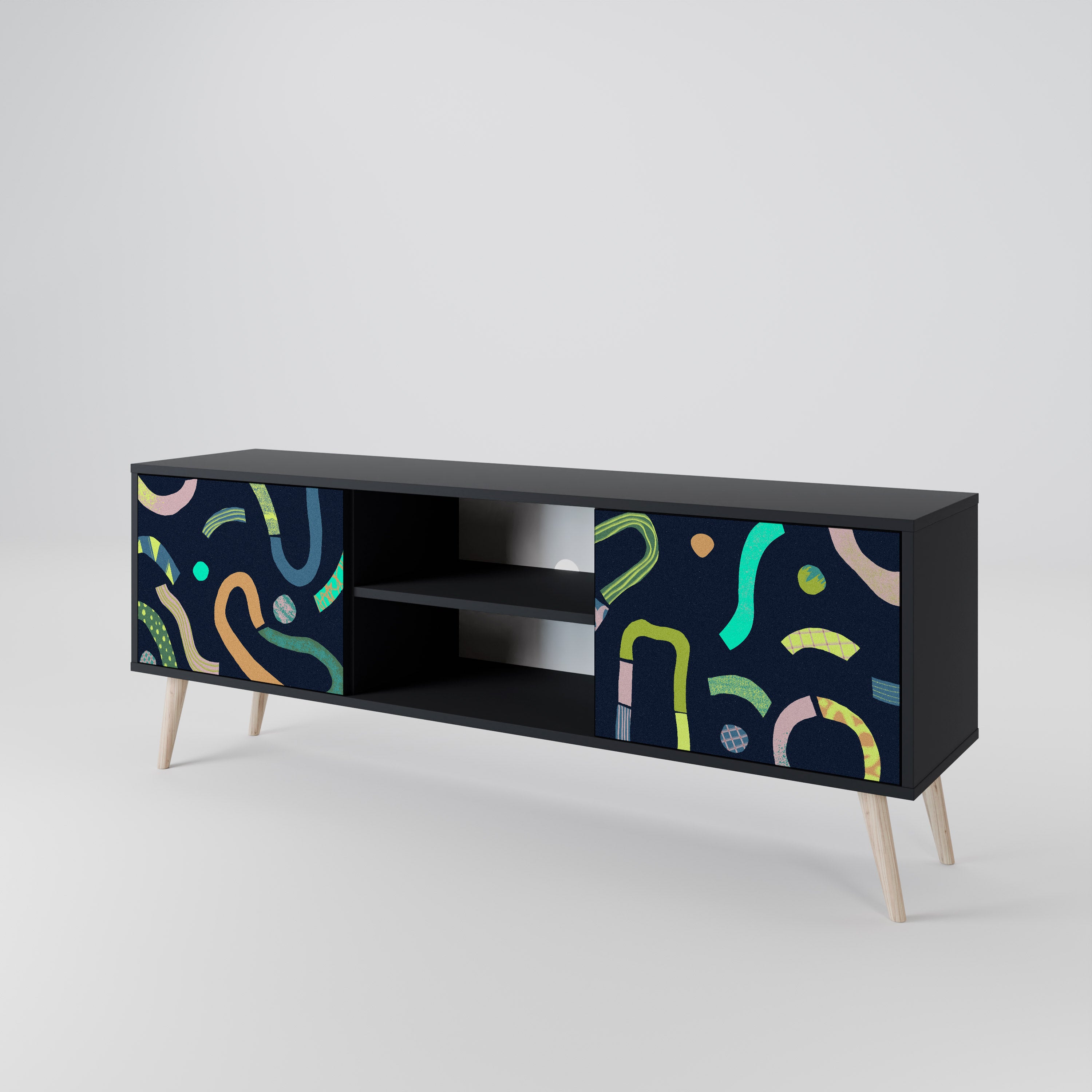CONTRAST DANCE 2-Door TV Cabinet
