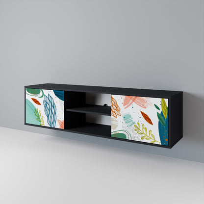 BOTANICAL HURRICANE Dvoudveřový TV stolek